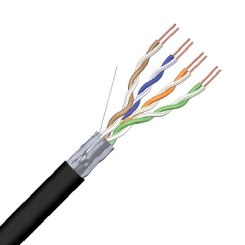 FTP cat5E (non acs) CAT6A F/UTP 4P LSOH Noir Cca B-CABLES