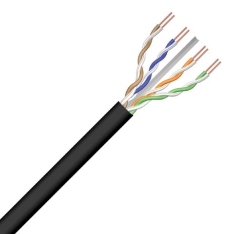 FTP cat5E (non acs) CAT6 U/UTP 4P PE Noir Fca GENERAL CABLE