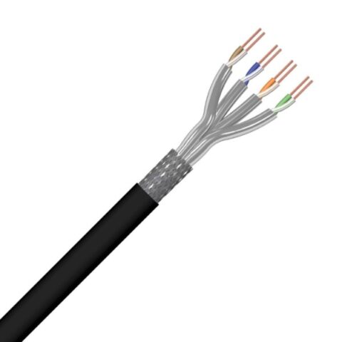 S/FTP CAT7 S/FTP 4P PE Noir Fca ACOME