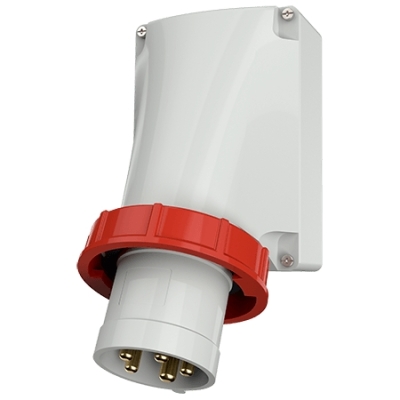Cee - form TOEST.ST. 63A 5P 6H400V ROOD IP67 MENNEKES
